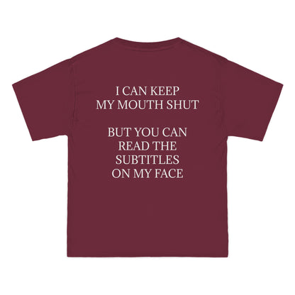 Subtitles Men's Short-Sleeve Crewneck Tee