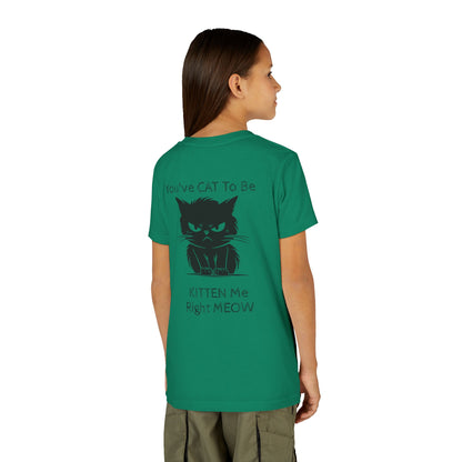 Kitten Me Youth Unisex Short Sleeve Crewneck Tee