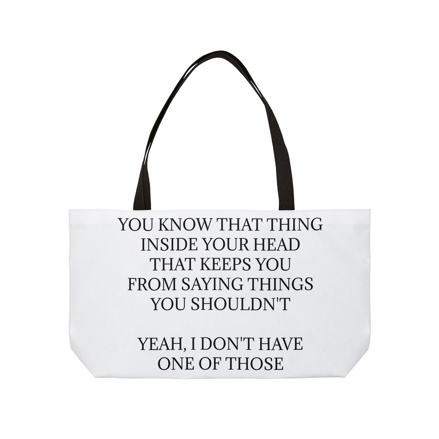 No Filter Weekender Tote Bag