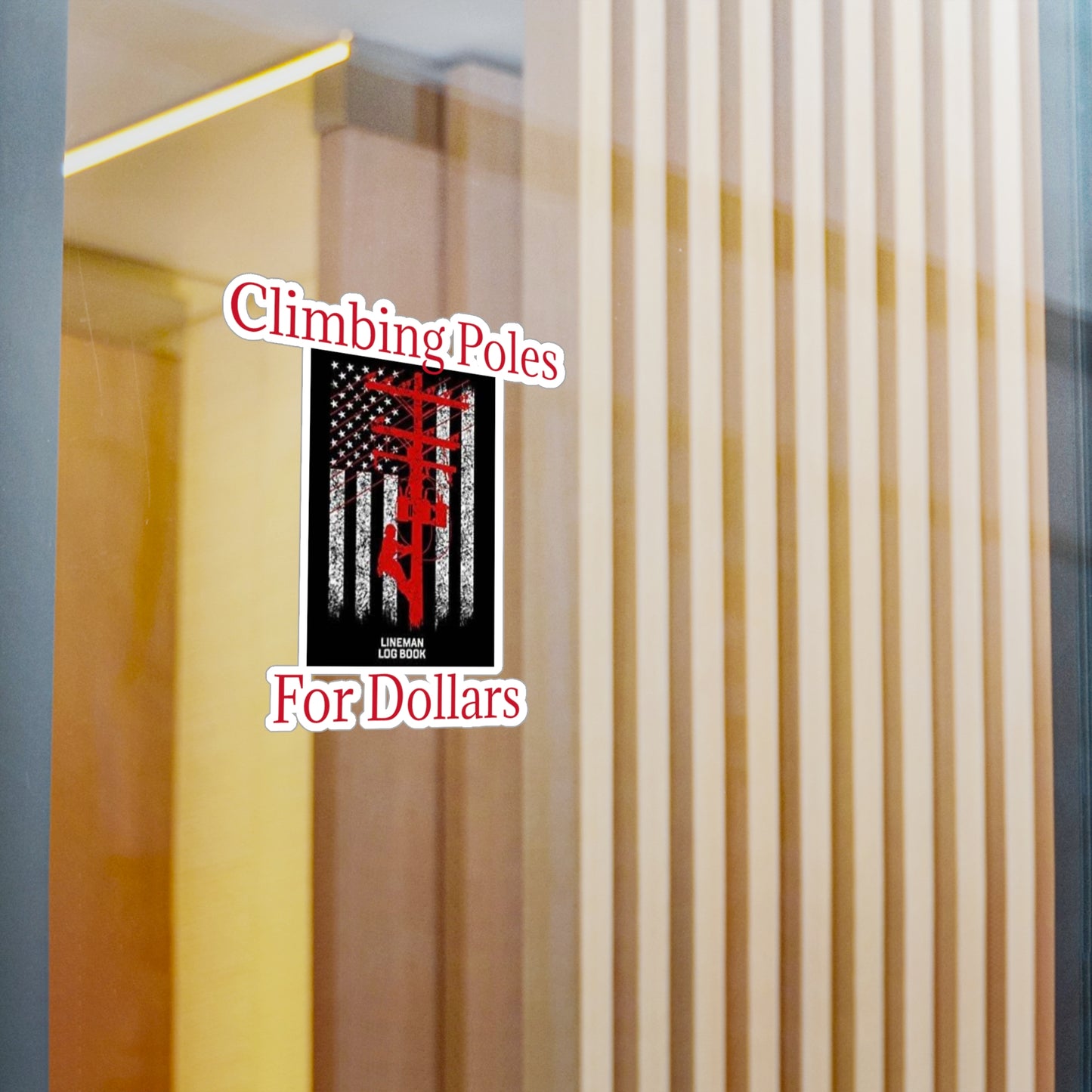 Climbing Poles Vinyl Decal