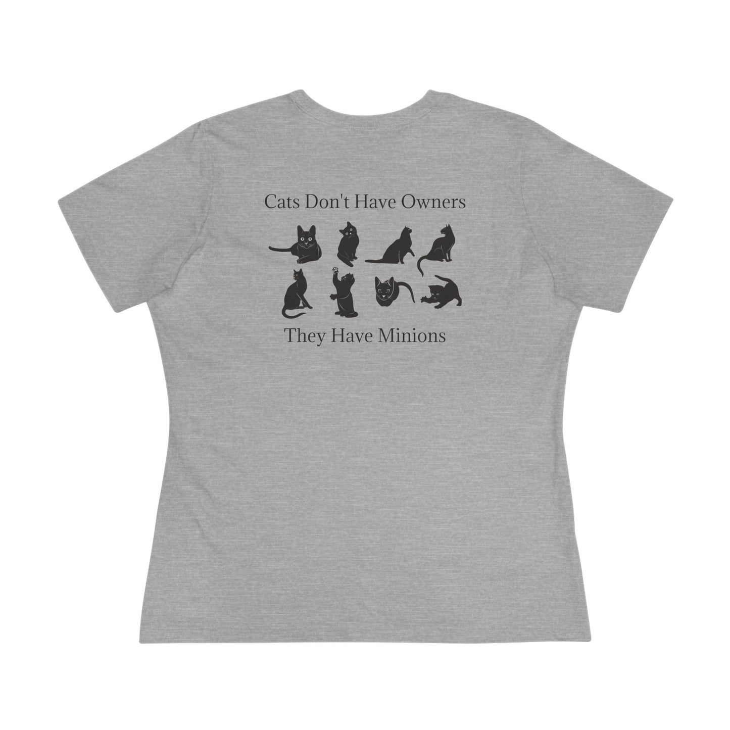 Cat Minions Women's Short Sleeve Crewneck Tee