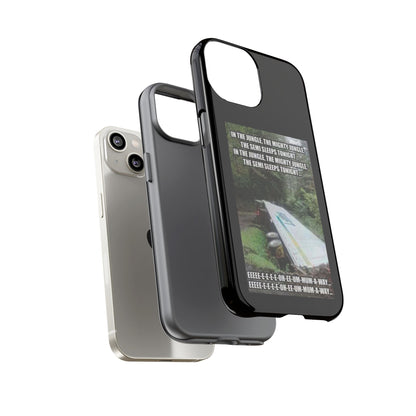 Semi Sleeps iPhone Case