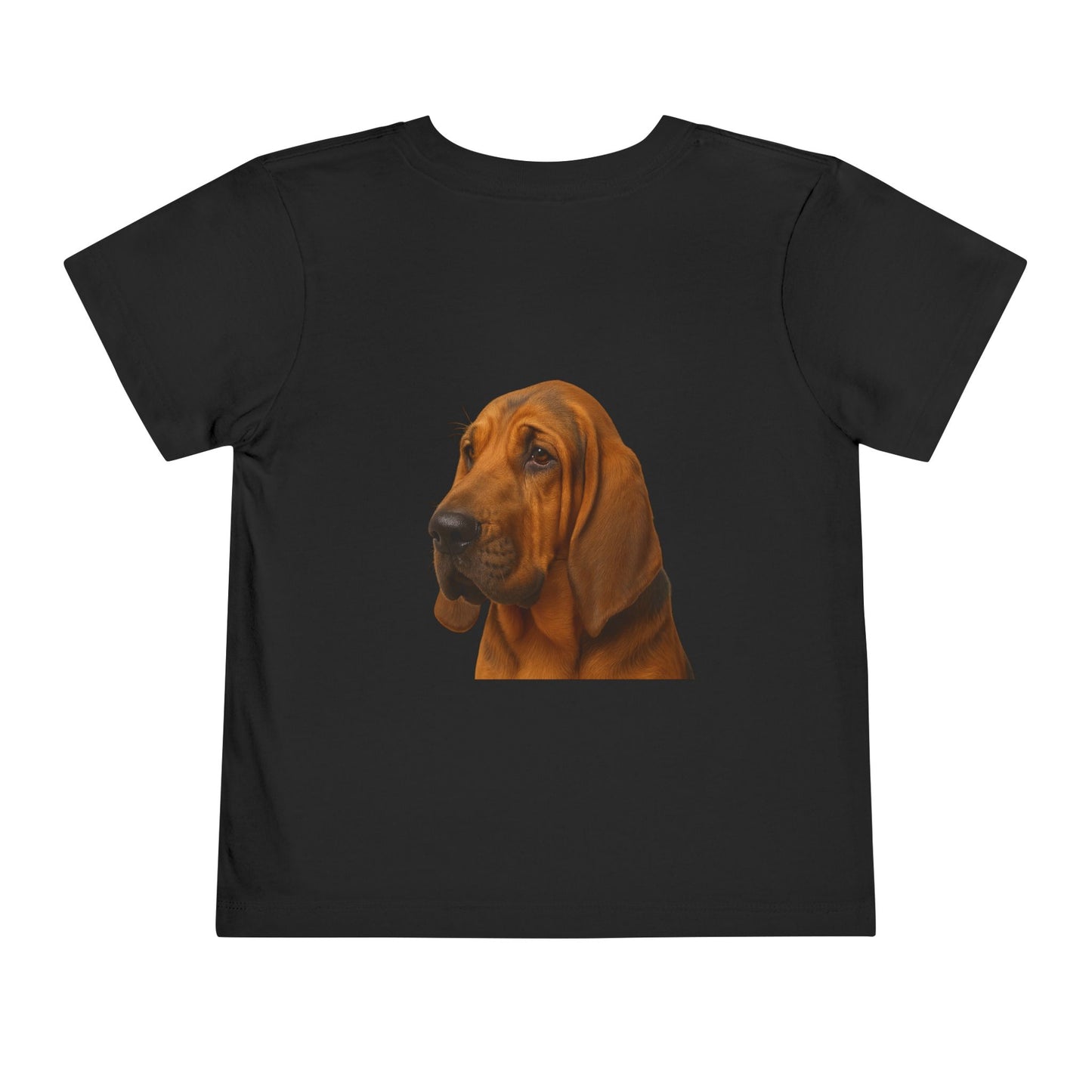 Bloodhound Head Toddler Unisex Short Sleeve Crewneck Tee
