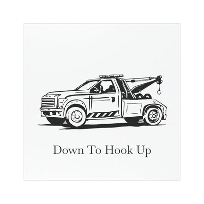 Down To Hook Up Indoor/Outdoor Magnet