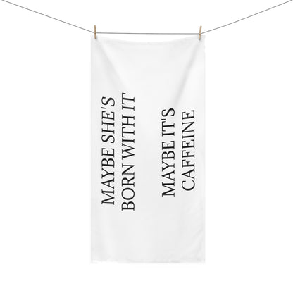 Born With It Mink-Cotton  Beach Towel