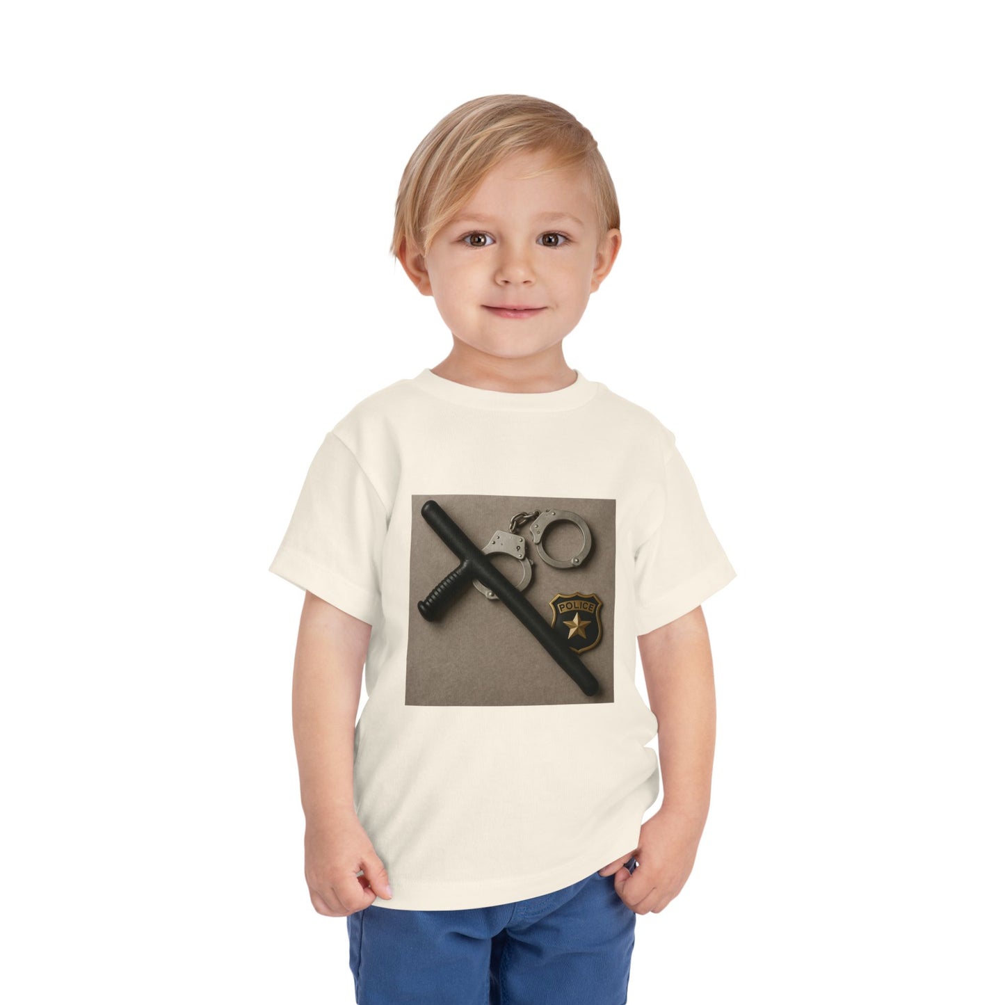 Law Enforcement Appreciation Toddler Unisex Short Sleeve Crewneck Tee