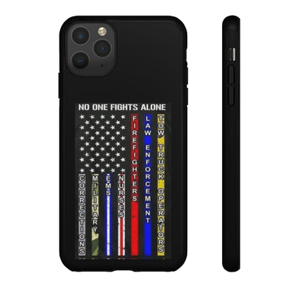 No One Fights Alone iPhone Case