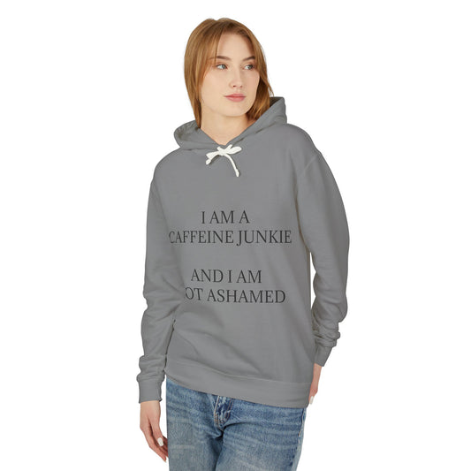 Caffiene Junkie Unisex Lightweight Hoodie