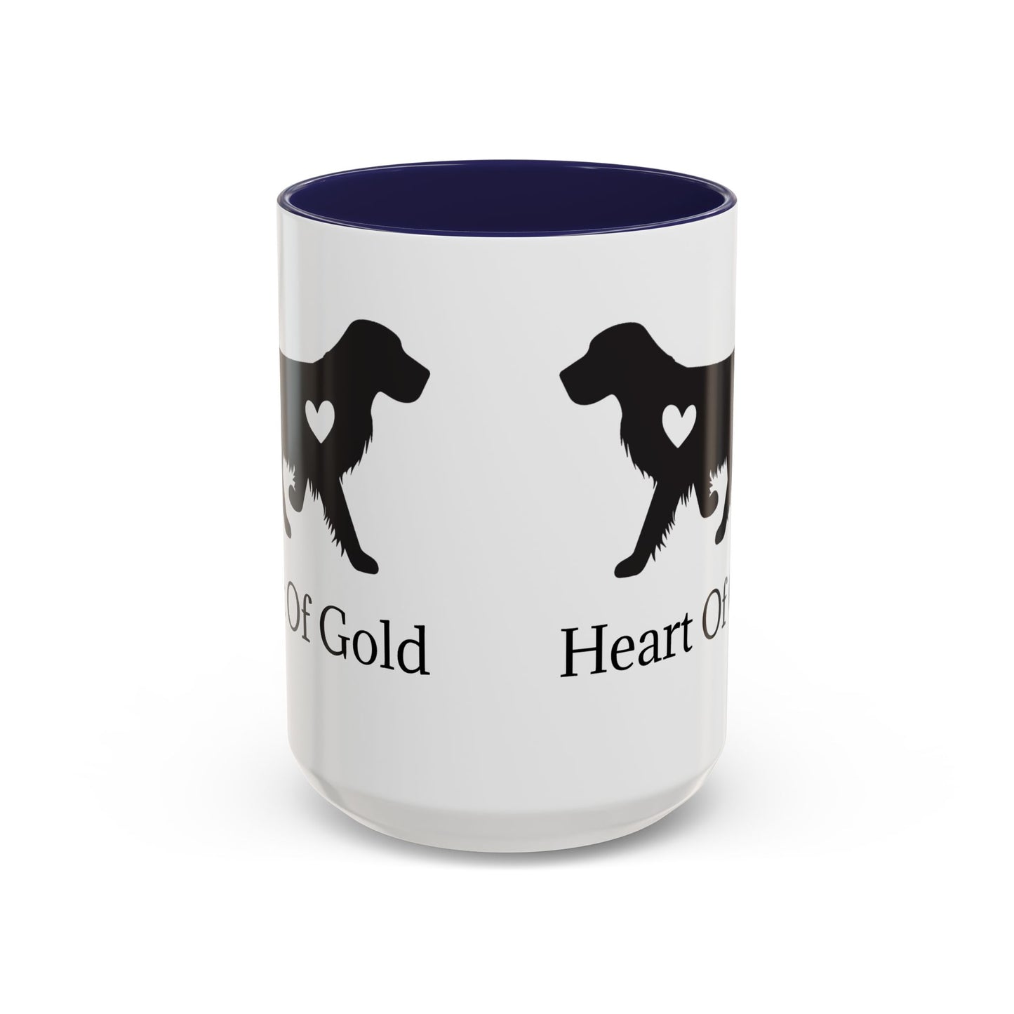 Heart Of Gold 2-Tone Coffee Mug