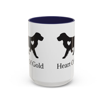 Heart Of Gold 2-Tone Coffee Mug