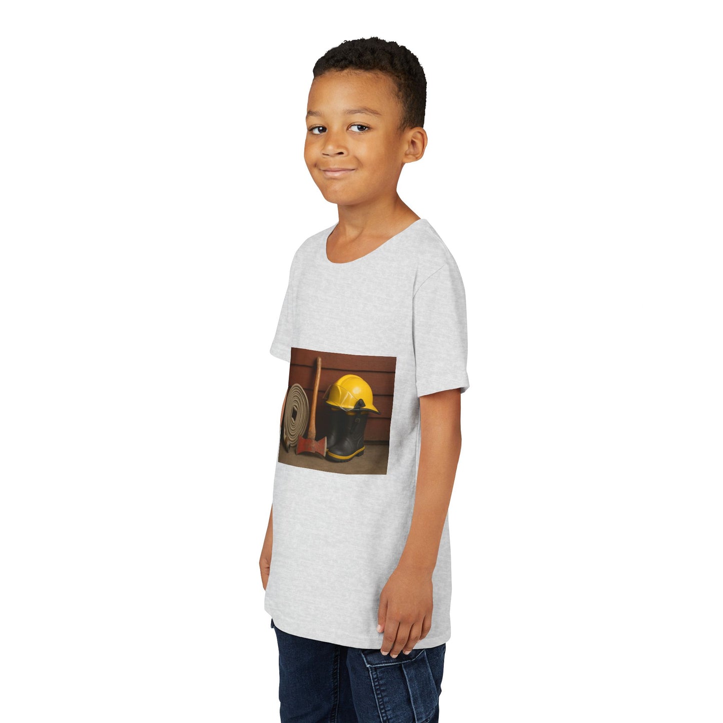 Fire/Rescue Appreciation Youth Unisex Short Sleeve Crewneck Tee
