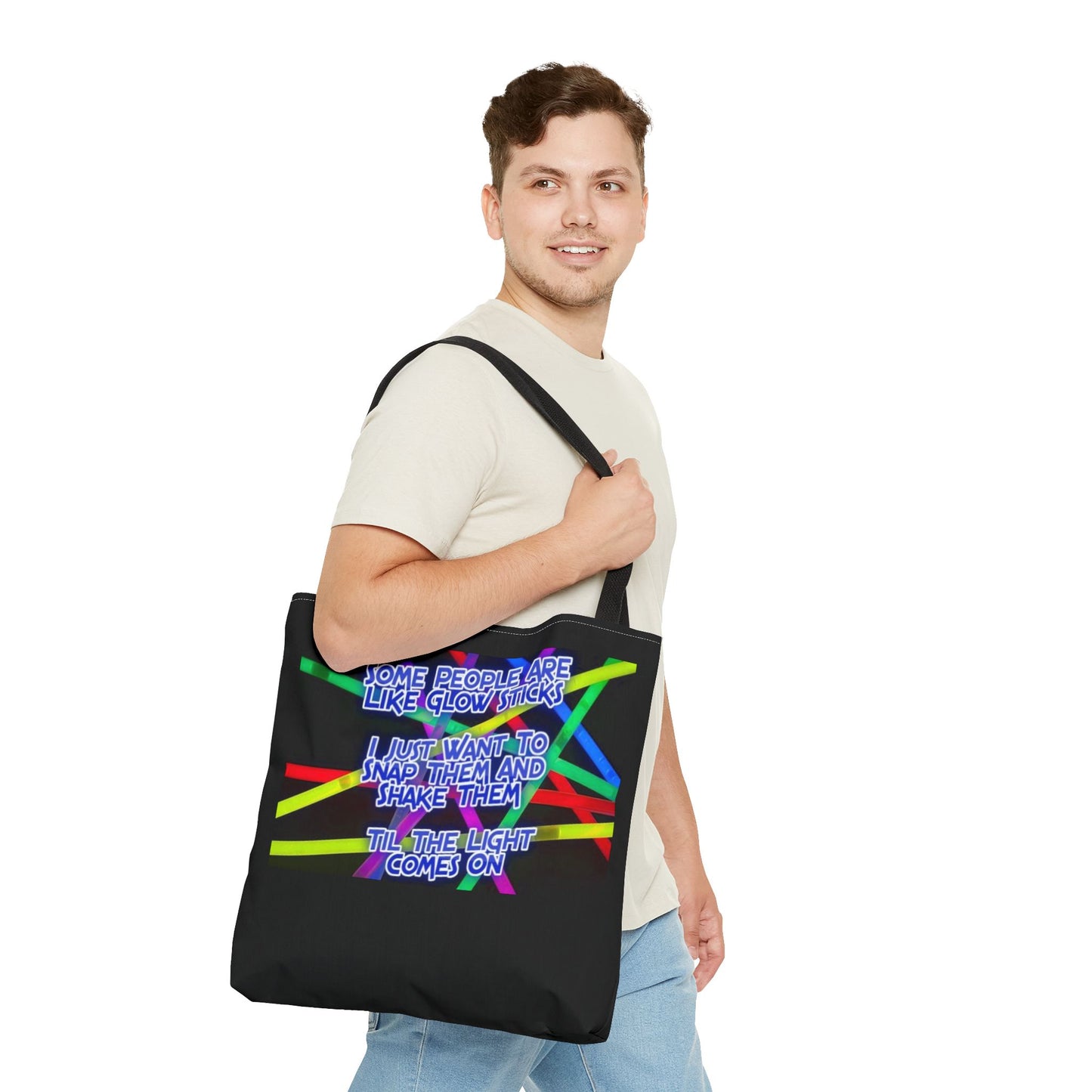 Glow Sticks Tote Bag