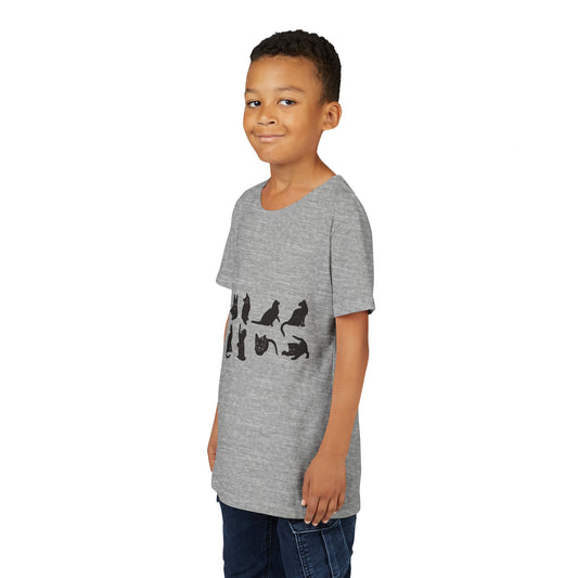 Cats Youth Unisex Short Sleeve Crewneck Tee