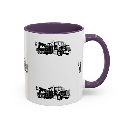 Heavy Tow Truck 2-Tone Coffee Mug