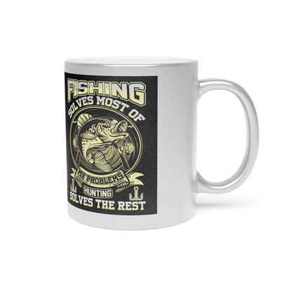 Problem Solving Metallic Coffee Mug