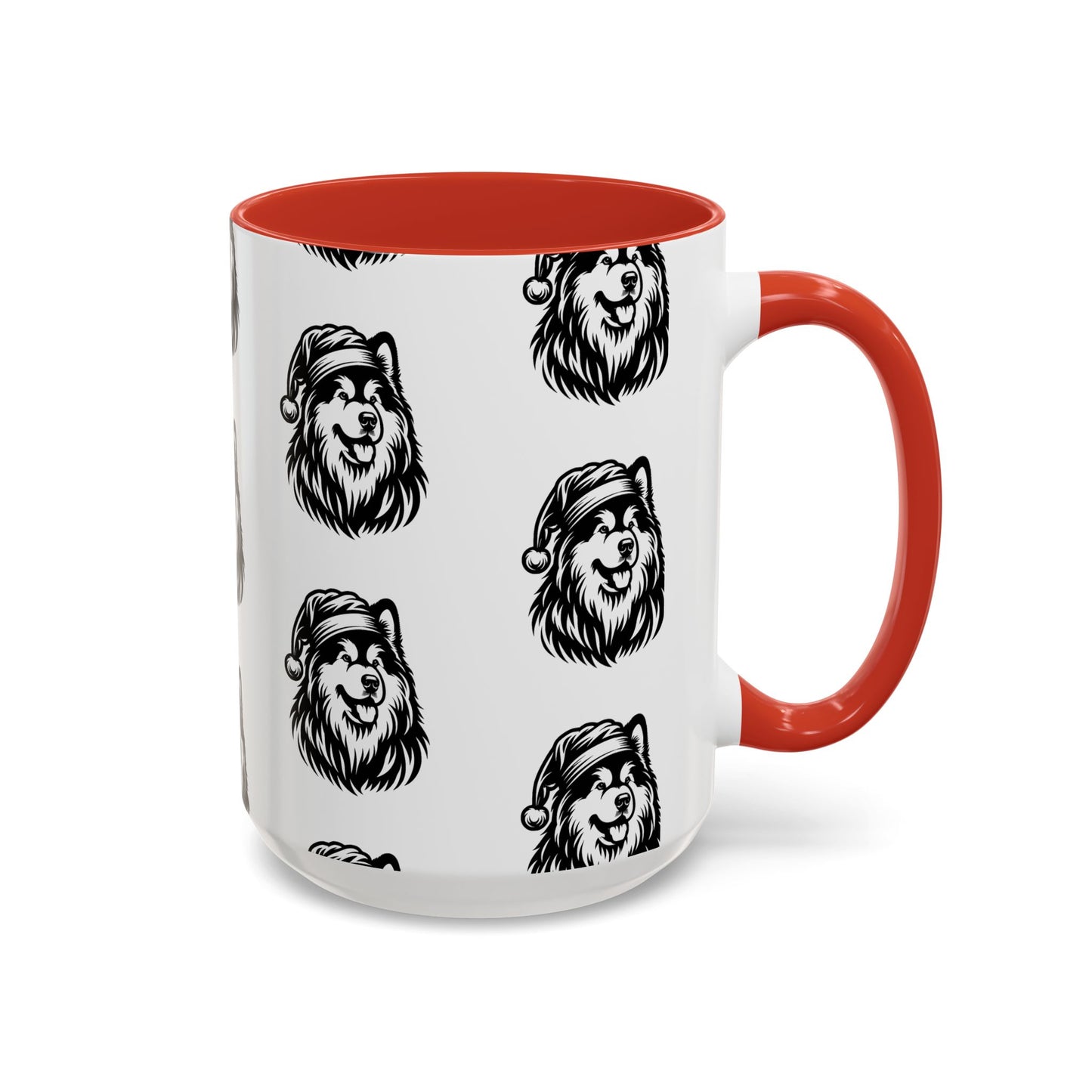 Santa Paws Malamute 2-Tone Coffee Mug
