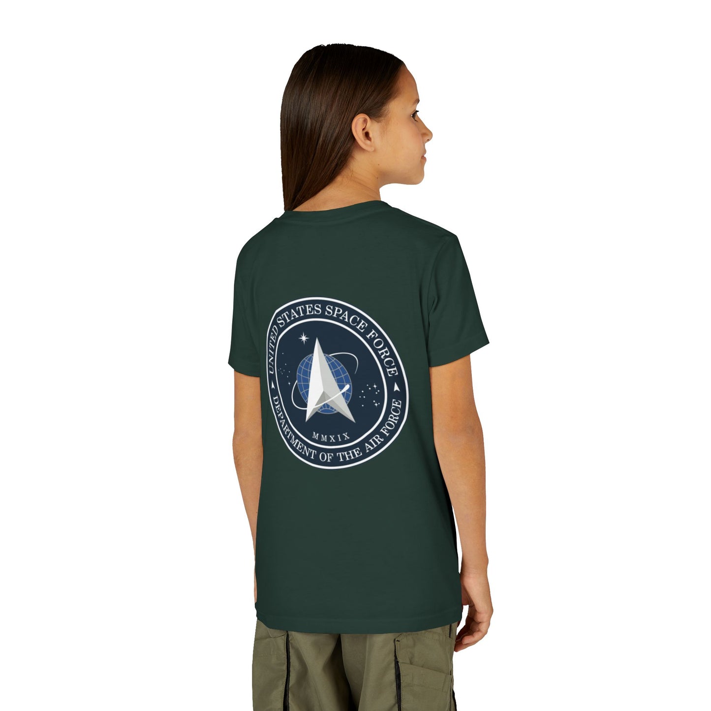 US Space Force Youth Unisex Short Sleeve Crewneck Tee