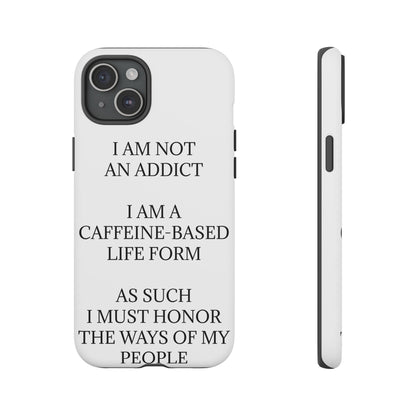 Not An Addict iPhone Case