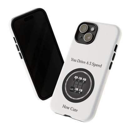 5 Speed How Cute iPhone Case