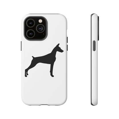 Doberman Silhouette iPhone Case