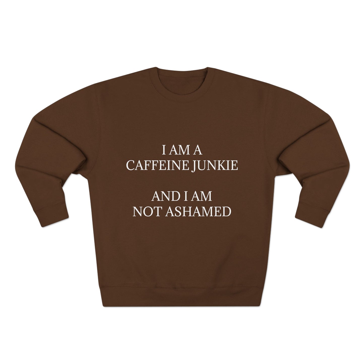 Caffeine Junkie Unisex Crewneck Sweatshirt