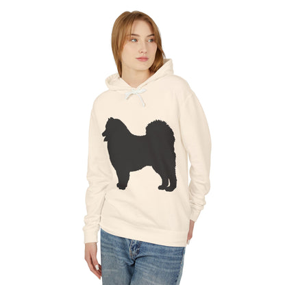 Samoyed Silhouette Unisex Lightweight Hoodie