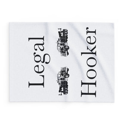 Legal H**ker Heavy Tow Truck Arctic Fleece Blanket