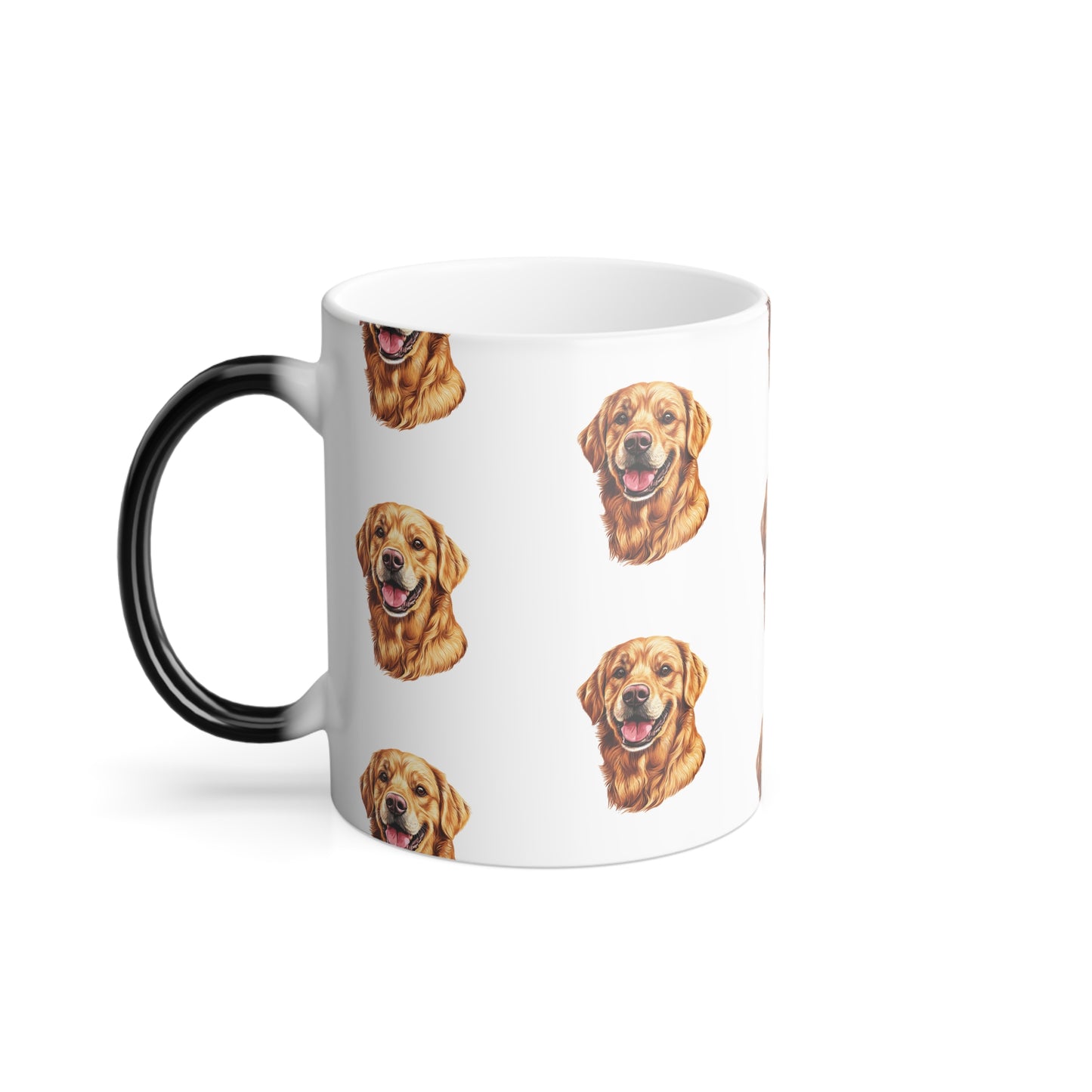 Golden Head Color Changing Mug