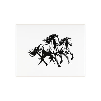 Horsin' Around Ceramic Photo Tile