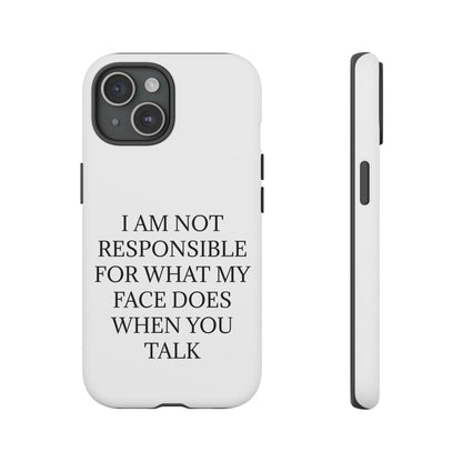 When You Talk iPhone Case