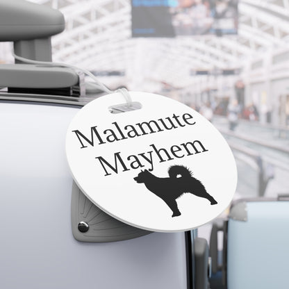 Malamute Mayhem Luggage Tag