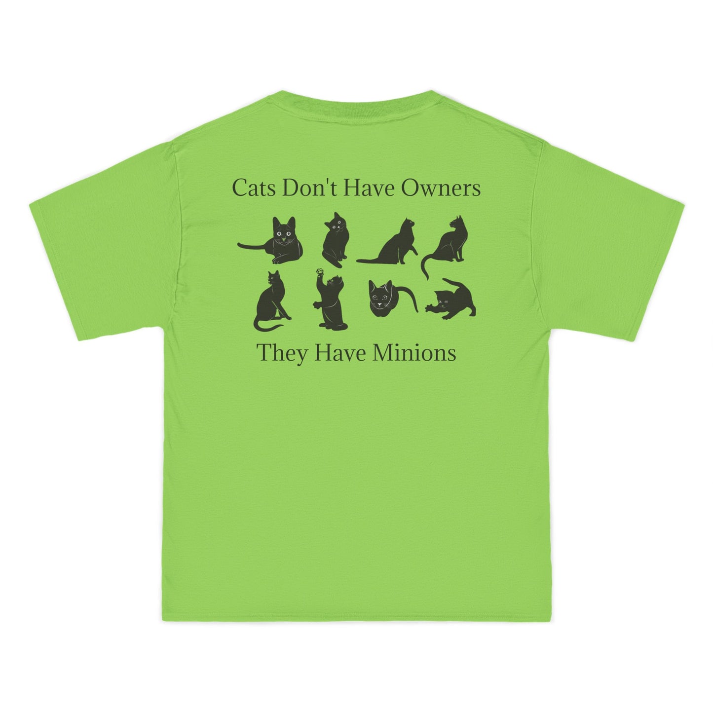 Cat Minions Men's Short-Sleeve Crewneck Tee