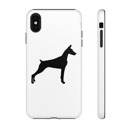 Doberman Silhouette iPhone Case