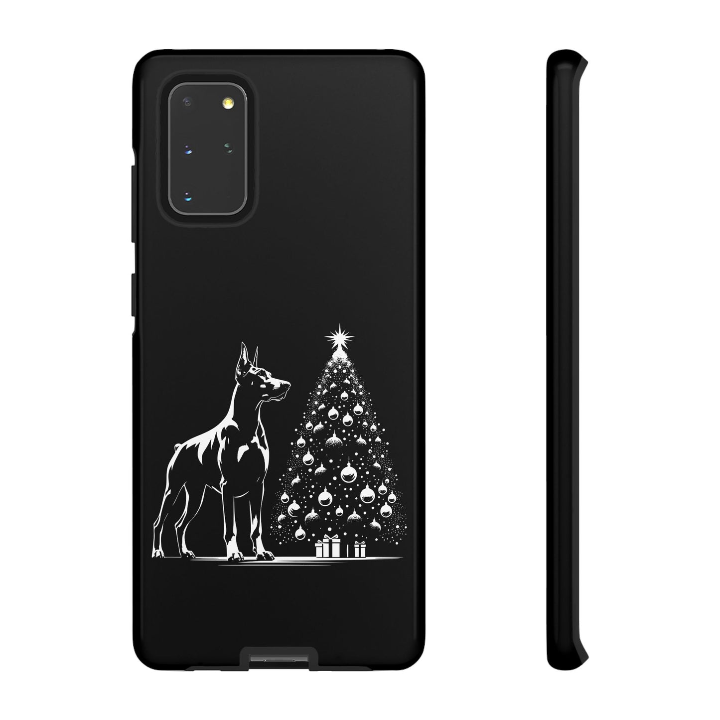 Doberman Christmas Tree Samsung Case