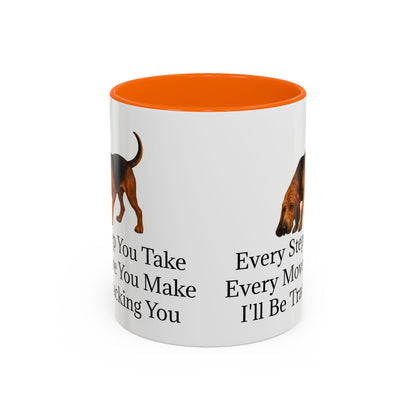 Tracking You 2-Tone Coffee Mug