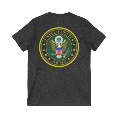 US Army Unisex Short Sleeve V-Neck Tee