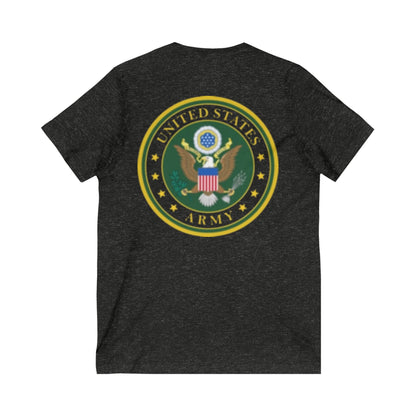US Army Unisex Short Sleeve V-Neck Tee