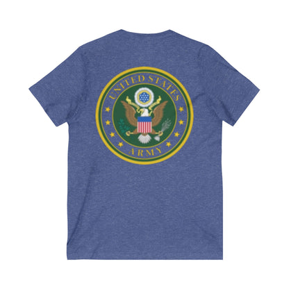 US Army Unisex Short Sleeve V-Neck Tee