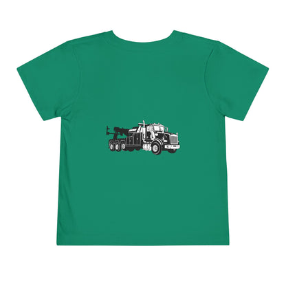 Heavy Tow Truck Toddler Unisex Short Sleeve Crewneck Tee