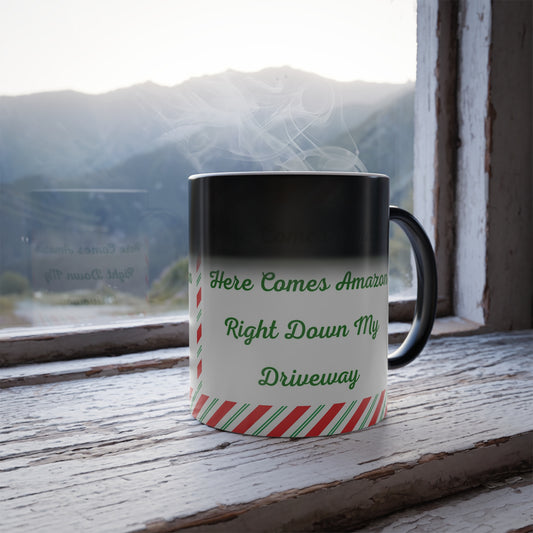 Here Comes Amazon Color Changing Mug