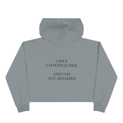 Caffeine Junkie Women's Crop Hoodie