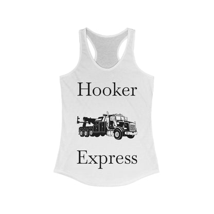 H**ker Express Heavy Tow Truck Women's Racerback Tank