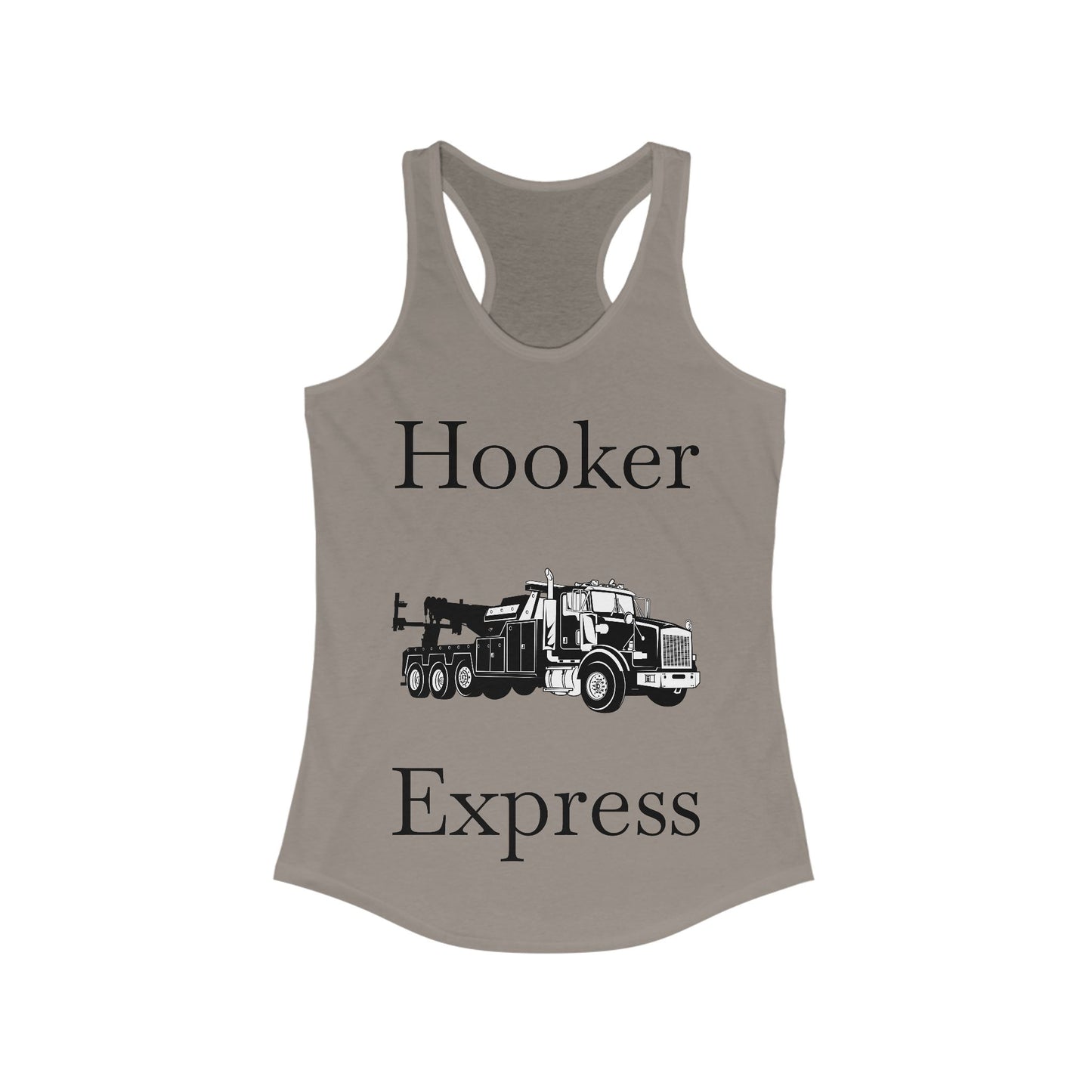H**ker Express Heavy Tow Truck Women's Racerback Tank