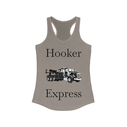 H**ker Express Heavy Tow Truck Women's Racerback Tank