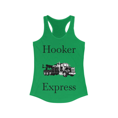 H**ker Express Heavy Tow Truck Women's Racerback Tank
