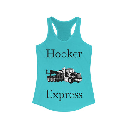 H**ker Express Heavy Tow Truck Women's Racerback Tank