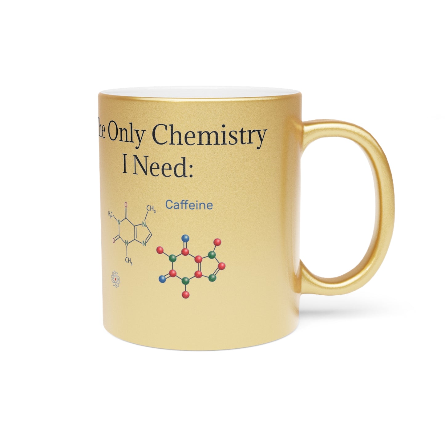 Chemistry Lesson Metallic Coffee Mug