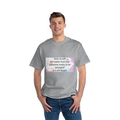 Note To Self Men's Short-Sleeve Crewneck Tee