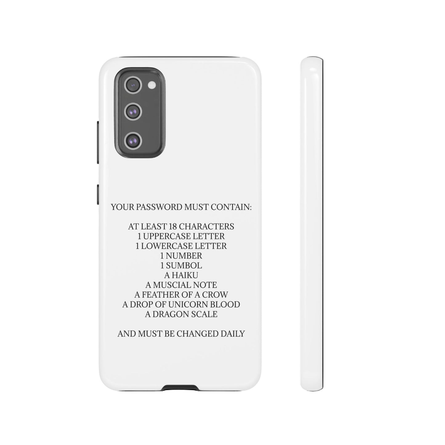 Password Samsung Case