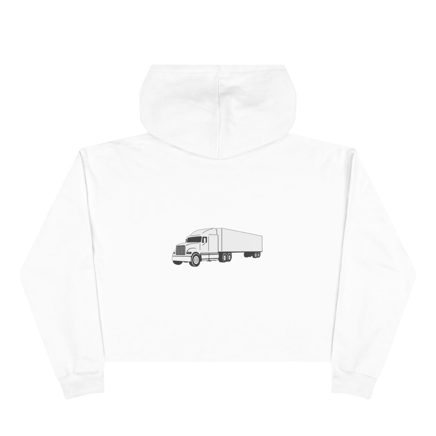 Semi Truck Women's Crop Hoodie